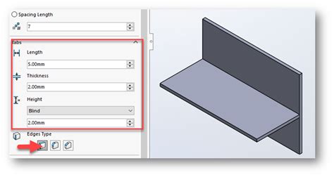 sheet metal tab solidworks|solidworks sheet metal guide.